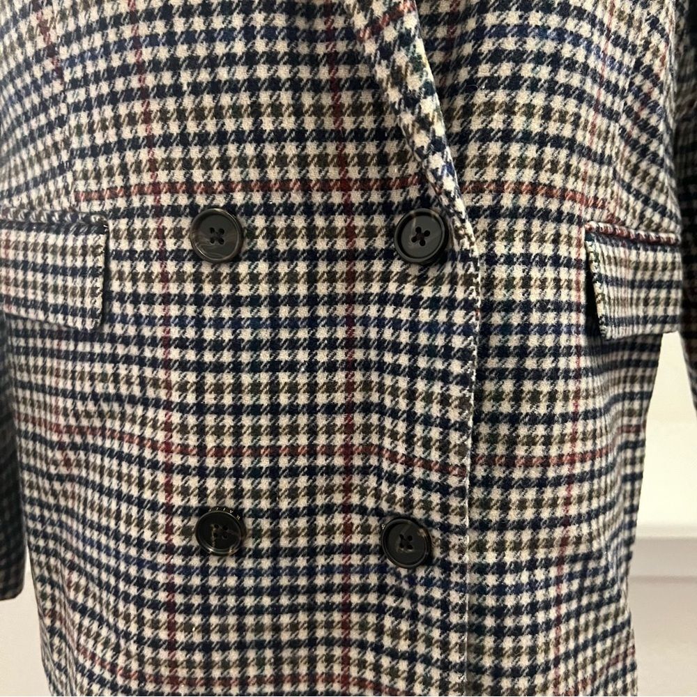 Rails Jac Double Breasted Blazer, Houndstooth Cardinal Pine, NWT, Size M - Picture 9 of 12